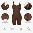 thumbnail image 5 of MANIFIQUE Shorts Bodysuit for Women Tummy Control Shapewear Seamless Sexy Butt Lifting Workout Bodycon One Piece Short Jumpsuit, 5 of 7