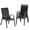black 2*1 Textilene, 4 pieces, variant on Studyset Outdoor Stackable Dining Chairs Set of 4, Patio Chairs, All Weather Lightweight Textilene Outdoor Chair Sets with Armrests, Deck Stacking Chairs for Backyard, Pool Deck