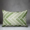 thumbnail image 3 of Creative Products Green Modern Geo Rectangles 14x20 Indoor / Outdoor Pillow, 3 of 3