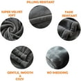 thumbnail image 3 of Elegant Comfort Micro Fleece Cube Pattern All Season Blanket, KingCalifornia King, Grey, 3 of 8