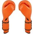thumbnail image 3 of Cleto Reyes Hook and Loop Leather Training Boxing Gloves - 16 oz. - Tiger Orange, 3 of 3
