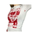 thumbnail image 4 of Diconna T-Shirt Blouse à Manches Longues à Col Rond pour Femme avec Imprimé Visage Humain, 4 of 8