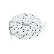 INSPIRE CHIC 3 Pairs Double Color Twill Athletic Flat Shoelaces Long Shoestrings for All Types of Casual Sneakers White-Black 100 cm/39.5"