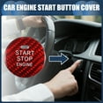thumbnail image 2 of Cubierta de botón de inicio y parada del motor 1PC Unique Bargains, adhesivo para interruptor de encendido para Mazda 3 6 CX-5 CX-9 Rojo, 2 of 7