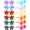 12, variant on 8/12/24/36/48 Pack  Sunglasses Bulk Colorful Rimless  Glasses Transparent Candy Color Sunglass for Adult