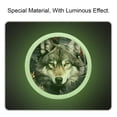 thumbnail image 2 of Wolf Fluorescent Drawer Pulls with Screws - Round 4-Pack Glow-in-the-Dark Knobs, Suitable for Cabinets, Wardrobes, and Dressers - Furniture Decor with Dresser Handles, 2 of 6