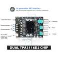 thumbnail image 2 of + 100W power amplifier board, equipped with TPA3116D2 chip, featuring Bluetooth and AUX input functions, 2 of 8