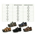 thumbnail image 2 of Lopsie Athletic Sport Sandals Men's Outdoor Hiking Sandals Closed Toe Water Shoes Waterproof Comfortable Beach Fisherman, 2 of 7