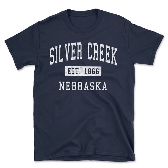 Silver Creek Nebraska Classic Established Men's Cotton T-Shirt