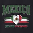 thumbnail image 3 of Wild Bobby Mexico Flag Heart Si Se Puede Graphic | Women's Novelty T-Shirt | Soccer Football Fan Game Day Gift for Her Women Junior Fit V-Neck Tee, 3 of 5