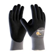 Coated Gloves, Foam Nitrile, Foam, 3/4 Dip, 3 Abrasion Level, Gray, S (7) 12 PK 34-875/S