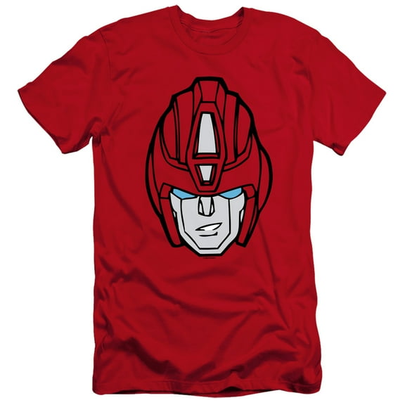 Transformers - Hot Rod Head - Premium Slim Fit Short Sleeve Shirt - Small