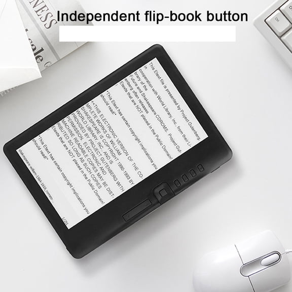 Elowen E-book ReaderPortable Waterproof Ebook Reader high Speed ARM9 Core 7 inch Colorful Screen Reader for Book Reading