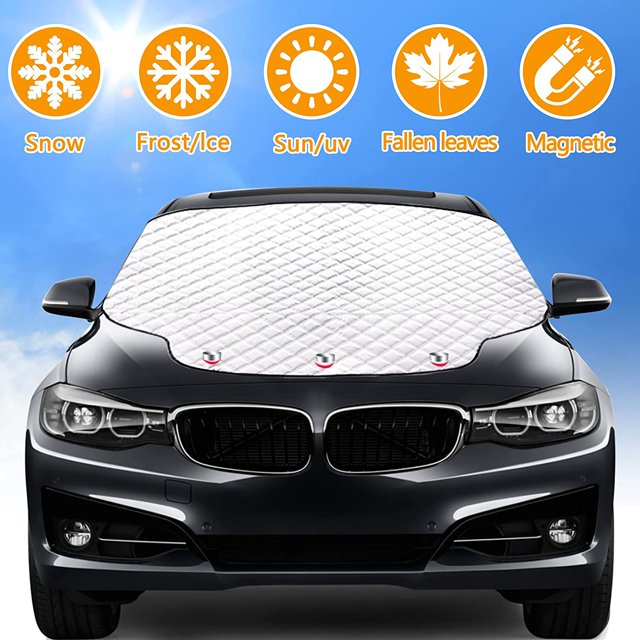 Parabrisas Delantero Del Coche, Parasol Anti Frost Snow Anti Ice Uv Protección Solar Plegable Universal Para Coche Suv (157 * 126 Cm) JFHHH pequeña