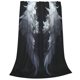 thumbnail image 2 of Fotbe Elegant Feathered Floral Wings Manta de Franela Acolchonada con Estampado, Súper Suave y Esponjosa, Extra Grande para Sofá, Cama, Uso Todo el Año-60"x50", 2 of 7