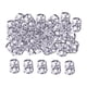 thumbnail image 1 of 100 piezas de anillos con cuentas para rastas, accesorios para el cabello, anillos para trenzas, clips para mujeres Plata 8mmx9mm, 1 of 8