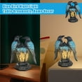 thumbnail image 5 of Unique Artistic Bird Tabletop Night Light, Ornamental Home Decor Sculpture With Dual-Crow Design & Lantern Base, Perfect For Bedroom, Living Room, Festive Decor Accent, 5 of 7