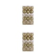 thumbnail image 4 of serony 30pcs/set Pendentifs Arbre Réutilisables avec Nouveauté Ornements Arbre de Noël Inodore Gold2 2Set, 4 of 6