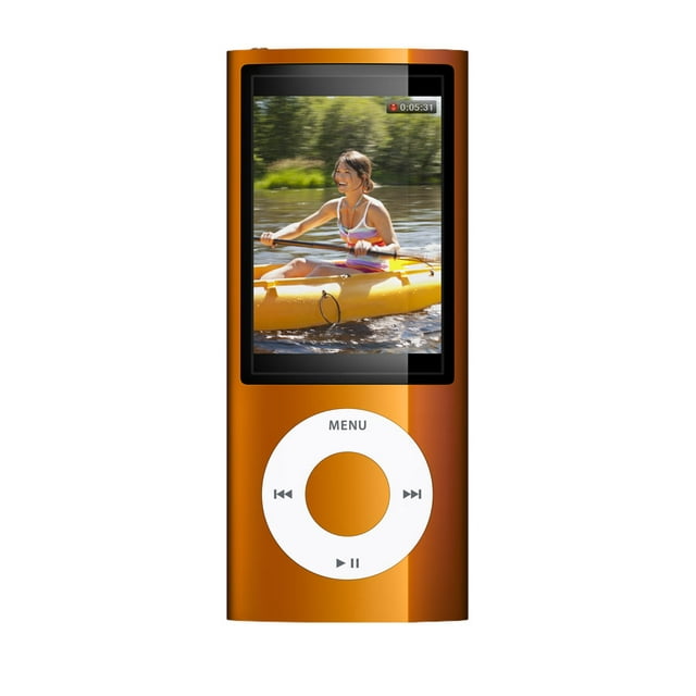 Apple iPod Nano 5e Génération 16 Go Orange Ensemble, Excellent État dans Boîte Blanche Simple