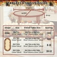 thumbnail image 6 of Oval Thanksgiving Tablecloth 60 x 84 Inch, Thanksgiving Turkey Harvest Tablecloth Oval, Thanksgiving Table Cloths Oval, Thanksgiving Oval Table Cloth Decor, 6 of 6