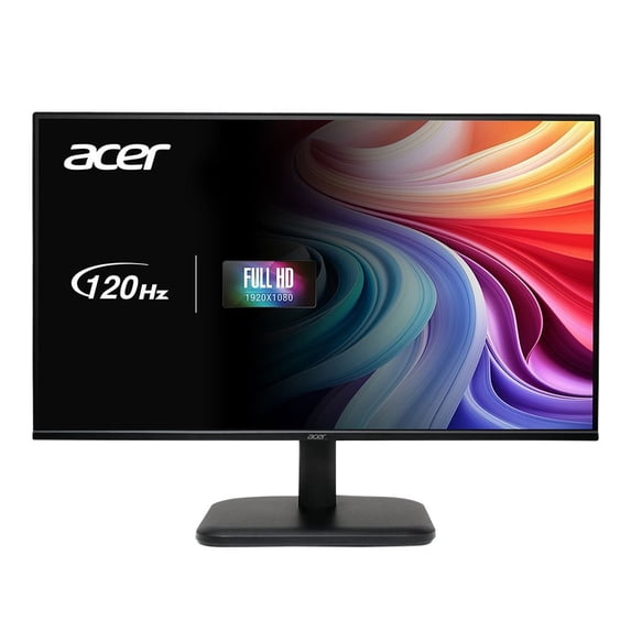 Restored Acer UM.KE1AA.G01, EK251Q Gbi Full HD (1920 x 1080) 120Hz LED Monitor, Computer Monitors, Anti-Glare, Black/24.5", 1, 1, 1