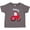 Charcoal Grey, variant on Fun Red Tractor Boys or Girls Toddler T-Shirt