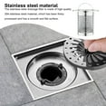 thumbnail image 6 of Laundry Sink Drain Strainer, Stainless Steel Rustproof Fine Mesh Drain Catcher, Strainer Basket with Handle, Embedded Multifunctional Sink Filters for Efficient Cleaning, 6 of 9