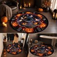 thumbnail image 6 of Dmlowu Halloween Area Rug, Optical Illusion Non-Slide Round Rugs for Living Room Entryway Bedroom Party, Halloween Decorations Indoor Outdoor, 6 of 7