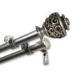 thumbnail image 2 of Central Design 4789-285 0.8125 in. Harmony Double Curtain Rod with 28 to 48 in. Extension, Satin Nickel, 2 of 2