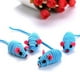 thumbnail image 3 of 6pcs juguete de ratón de cuerda elástica ratón divertido gato jugando accesorios gato juguete interactivo juguete (color aleatorio), 3 of 5