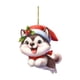 thumbnail image 2 of 1 Adorno Navideño para Árbol de Navidad, Acrílico, Colgante para Árbol de Navidad, Fiestas, Coche, Decoración Del Hogar., 2 of 7
