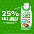 thumbnail image 3 of Organic Kids Nutritional Protein Shake, Chocolate, Healthy Kids Snacks, 8g Dairy Protein, 3g Fiber, 22 Vitamins & Minerals, No Soy Ingredients, Gluten Free, Non-GMO, 8.25 Fl Oz (Pack of 12), 3 of 5