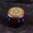 thumbnail image 1 of Caja pequeña de hierro para hornear galletas, caja para té con forma de rosa Luoshi, lata para velas, lata para dulces, tarro para velas, 1 of 6