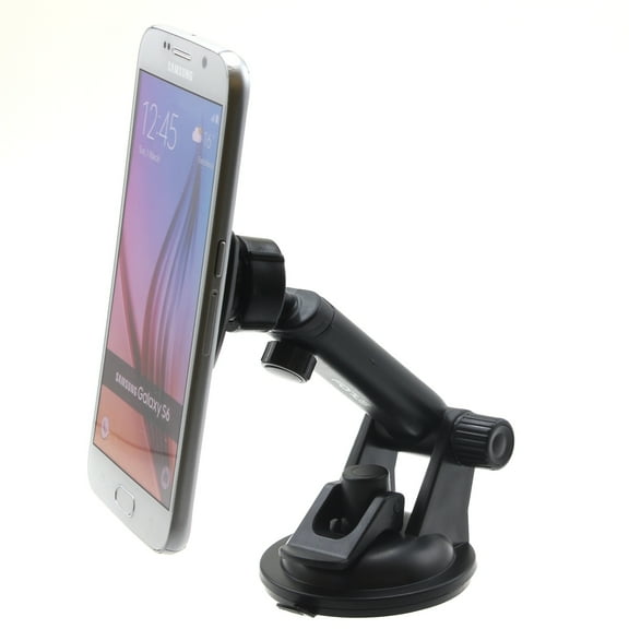 Magnetic Car Mount for LG Premier Pro Plus (L455DL) - Holder Dash Windshield Telescopic Strong Grip