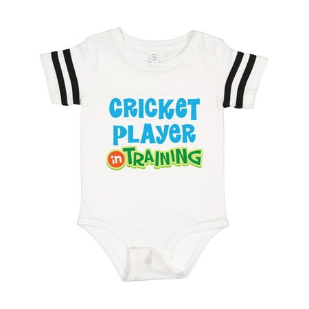 

Inktastic Cricket Player in Training Gift Baby Boy or Baby Girl Bodysuit
