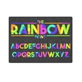 thumbnail image 3 of CADecor Stylized Colorful Font and Alphabet Throw Blanket Bed Sofa Blanket 58x80 inches, 3 of 3