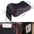 thumbnail image 2 of Cojín para reposabrazos de coche, almohadilla de espuma viscoelástica para reposabrazos de coche, almohada para reposabrazos de consola central automática con soporte para teléfono, bolsa de, 2 of 5