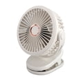 thumbnail image 1 of Potente Ventilador Con Clip Que Funciona Con Pilas, Ventilador De Refrigeración Giratorio De 360 ​​​​grados, Miniventilador Recargable Por USB Para Dormitorio, Oficina,, 1 of 7