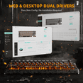 thumbnail image 5 of ATTACK SHARK R68 HE 60% Wired RGB Gaming Keyboard, Hall Effect Magnetic Switches, 8000Hz Polling Rate, Rapid Trigger, PC/Mac Compatible, Ink, 5 of 11