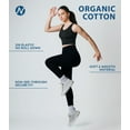 thumbnail image 3 of Cotton Leggings No Pockets Size 4, Height: 5'3" - 5'5" | 25" Inseam Black, 3 of 6