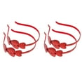 thumbnail image 1 of 4 Pcs  Children‘s Headband Bright Red Sequin Heart Design Headband for Decor, 1 of 6
