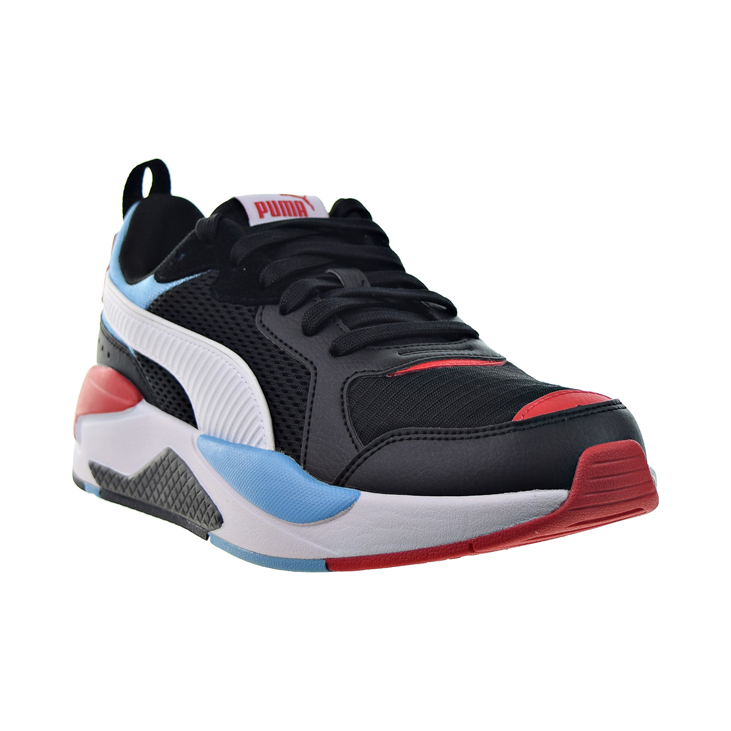 Puma X-Ray Color Block Men's Shoes Black-White-Blue-Red 373582-01 - image 2 of 6