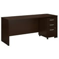 thumbnail image 1 of Series C 72W Office Desk with File Cabinet in Mocha Cherry - Engineered Wood, 1 of 8