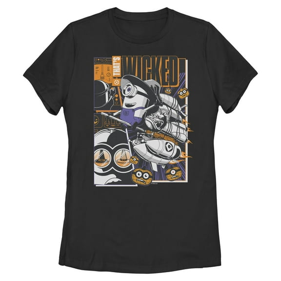 Womens Despicable Me Kevin Stuart That's Wicked Comic Cover T Shirt
