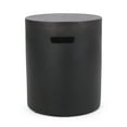 thumbnail image 7 of Baxton Lightweight Concrete Outdoor Side Table, Antique Copper, 7 of 7