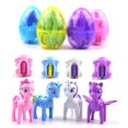 thumbnail image 1 of Huevos de Pascua con forma de unicornio QINGQIU, paquete de 4 para niños, 1 of 6