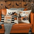 thumbnail image 6 of Halloween Decorations Pillow Covers 12x20 Set of 4 Halloween Decor Hocus Pocus Throw Pillow Covers Indoor Outdoor Fall Pumpkin Pillow Covers Decorative Cushion Cases for Home Sofa Couch, 6 of 6