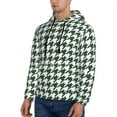 thumbnail image 3 of Salouo Scottish Checkered Pattern Men's Fall Hoodie Sweatshirt,Sport Hoodie with Pockets for Men Pullover Casual Hooded Sweatshirt-Medium, 3 of 7