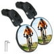 thumbnail image 1 of Espejo de Bicicleta, Espejos Retrovisores para Ciclismo de Bicicleta, Espejo Retrovisor Seguro, Espejo Convexo de PláStico Montado en Manillar Ajustable, 1 of 5