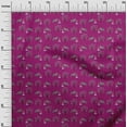 thumbnail image 3 of oneOone Cotton Flex Dark Magenta Fabric Animal Sewing Fabric By The Yard Printed Diy Clothing Sewing Supplies 40 Inch Wide, 3 of 5